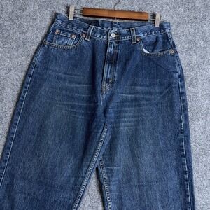 Vintage Levis 560 Jeans Womens 14 Reg M Blue Loose Fit Straight Leg Denim Y2K